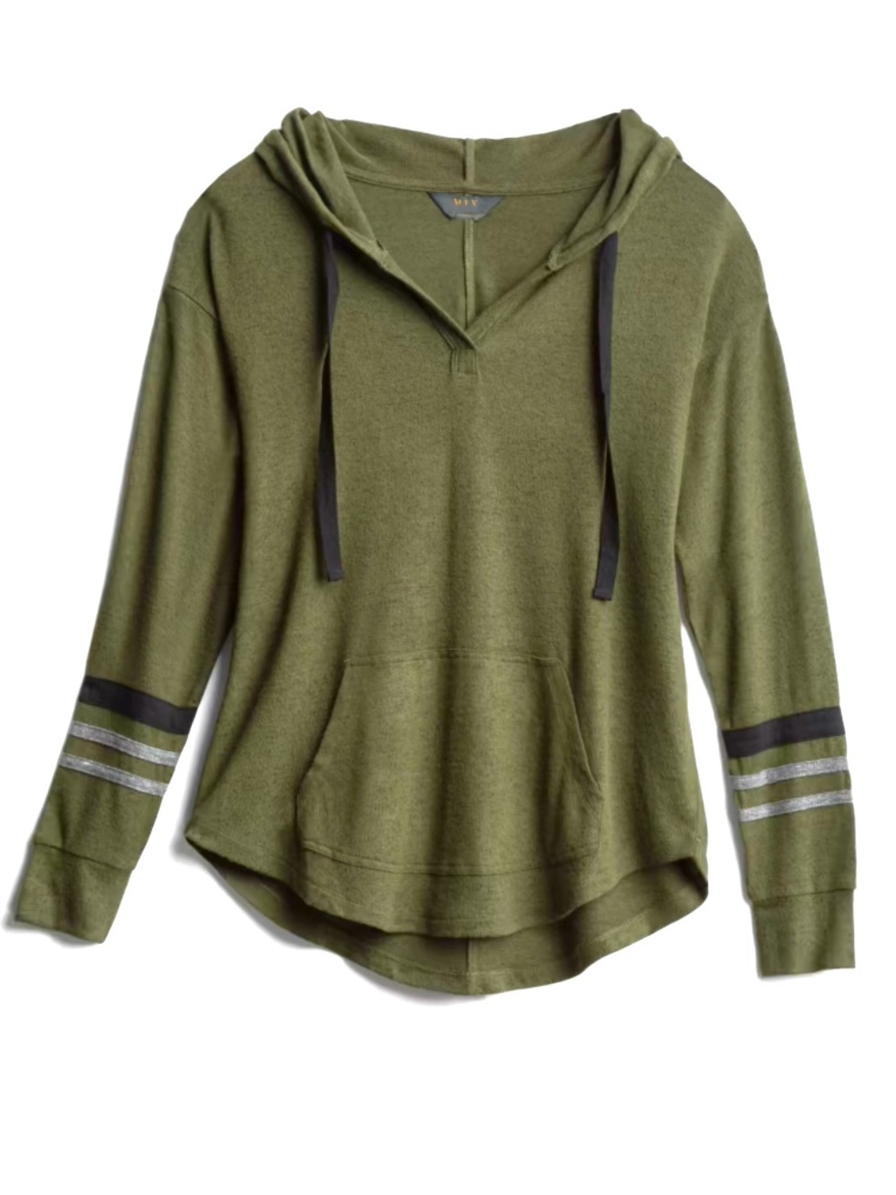 Market & Spruce Olive Knit Top